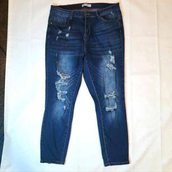 Thread & Others Cropped Jeans Size 15/16 - Picture 6 of 9